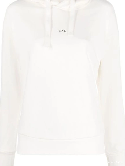 Women A.P.C. Christaina logo-print hoodie 0501